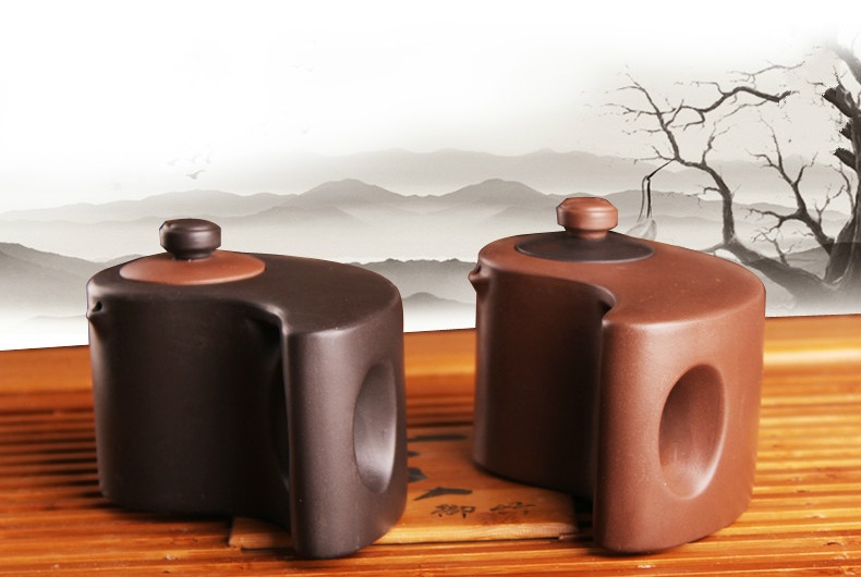 太極陰陽(yáng)紫砂壺，創(chuàng)意格紫砂壺