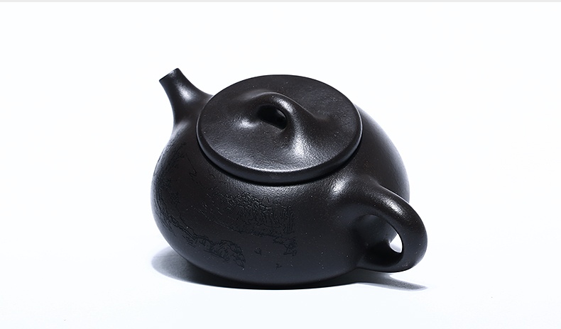 石瓢手工紫砂壺，精致典雅紫砂壺