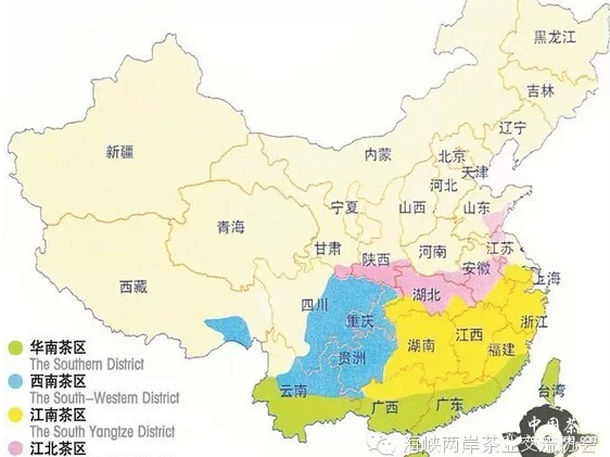 中國四大主茶區(qū)